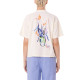 Obey Γυναικεία κοντομάνικη μπλούζα Liquid Bouquet Raegan Crop Tee